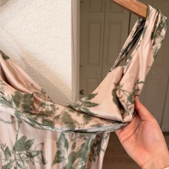 Reformation Ronda Silk Dress - Symphonic (Size 0) (NWT) - MSRP $498 - Picture 8 of 11